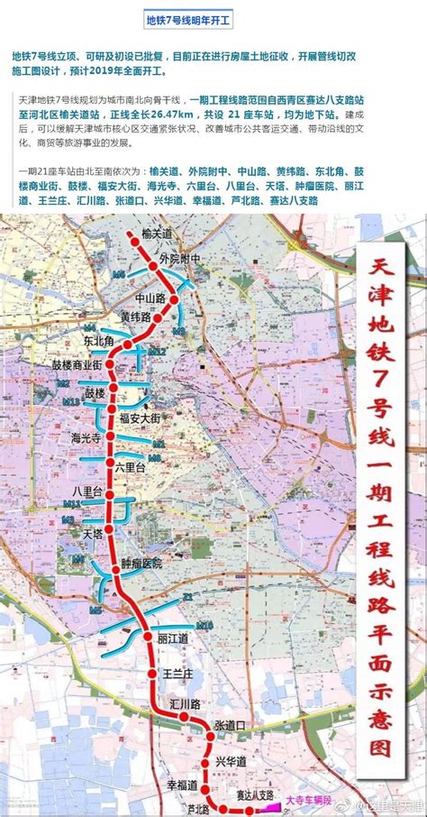 天津地铁线路图高清版（2027 / 运营版） - 天津地铁 地铁e族