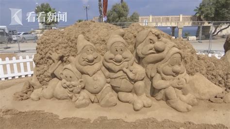 以色列举办国际沙雕节　聚焦童话主题