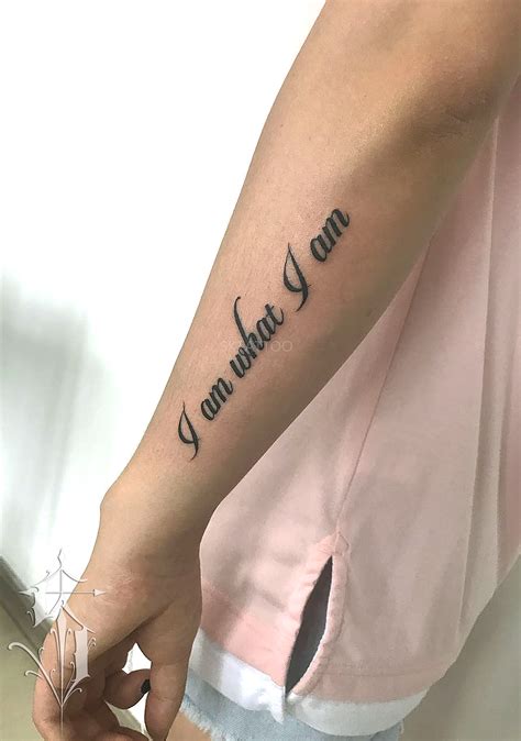 手臂内侧纹身英文句子