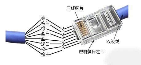 網線的水晶頭怎么接?