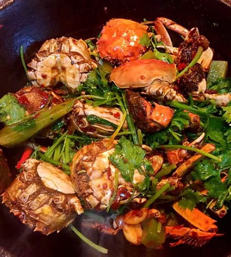 香辣梭子蟹的做法大全