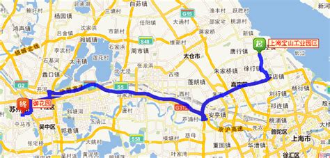 上海到苏州有多远...