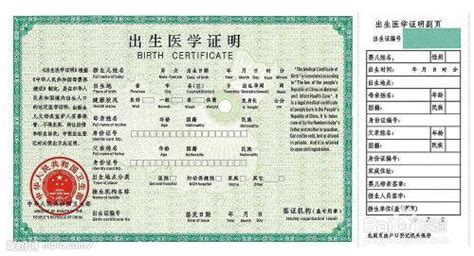 1995年出生证样本