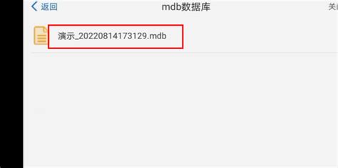 安卓手机上,有什么软件可以打开 Access 后缀 mdb文件吗?