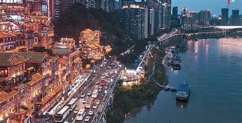 重慶到洪崖洞路線
