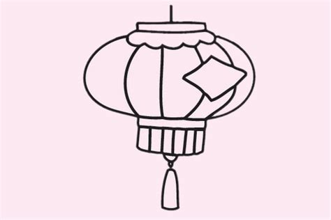 燈籠怎么畫簡筆