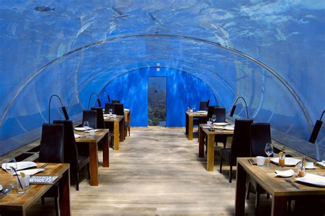 马尔代夫第一家水下餐厅，港丽岛Conrad Maldives Rangali Island