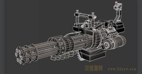 谁知道M - 134D加特林机枪的发射原理是什么?