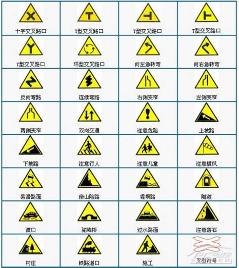 交通安全标志图片