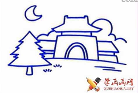 中国国徽图片简笔画步骤