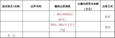 有限责任公司章程