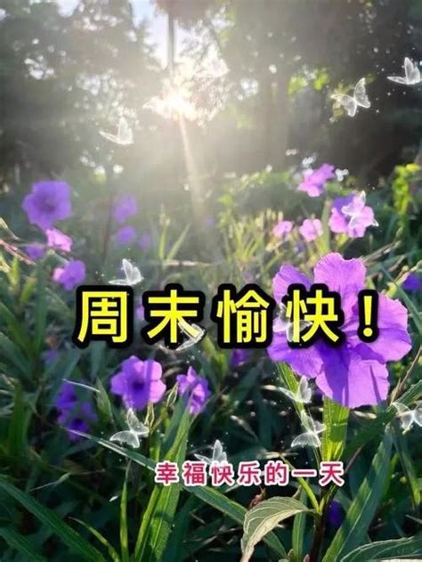微信周末愉快的朋友圈