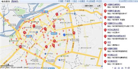 哈尔滨各区具体地图,越具体越好