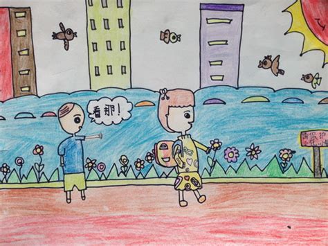 上学路上_三年级写景作文150字【优秀9则】