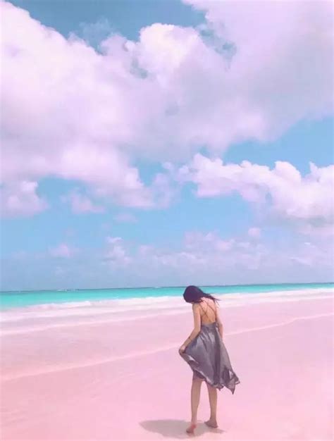 这片鲜为人知的粉色沙滩 是一个浪漫圣地