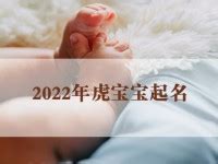 2022年虎宝宝女孩姓宋取名字大全