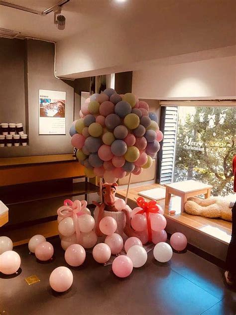 儿童生日派对气球布置图片
