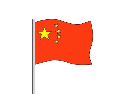 五星红旗图片简笔画