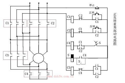 电机正反转实物接线图