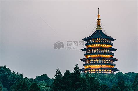 游西湖雷峰塔心情说说（通用45段）