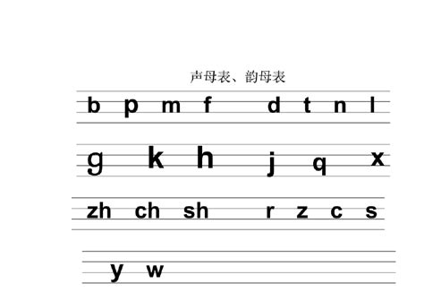 声母韵母拼读全表图