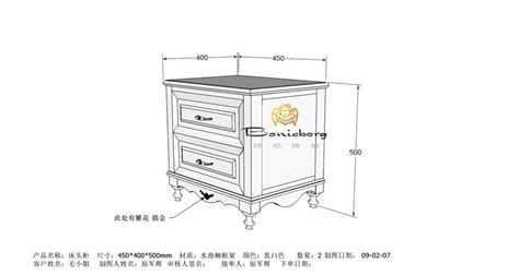 一般家里床头柜的尺寸大概是多少呢？