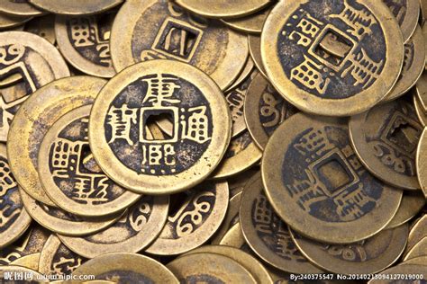 清朝銅錢圖,急