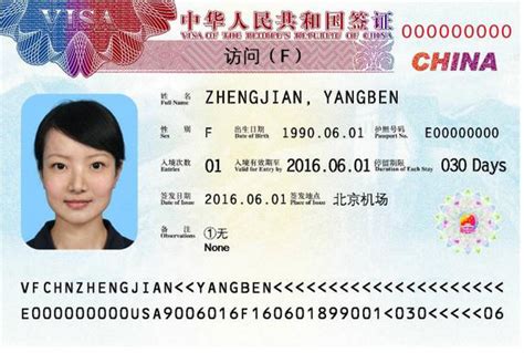 外国人签证证件申请