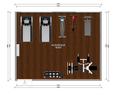 健身房 平面图 别墅健身房平面图 宝宝计划官网