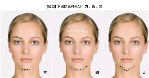尖下巴和圆下巴的区别
