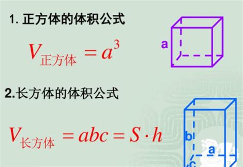 长方体形体积计算公式 长方体方体的体积公式 光辉网络