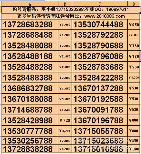 深圳手机号码选号网