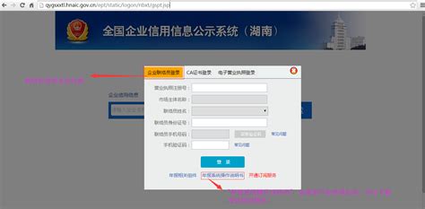 湖南工商企业登记网站