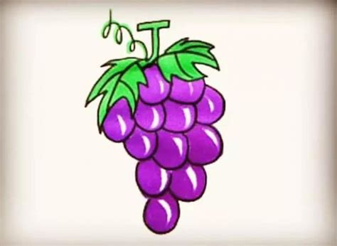 葡萄怎么画