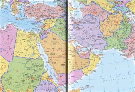 中东地图面积